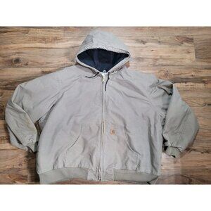 Carhartt Jacket Mens 4XL Mushroom Grey 🍄 Active Hooded Coat J130 MUS Workwear